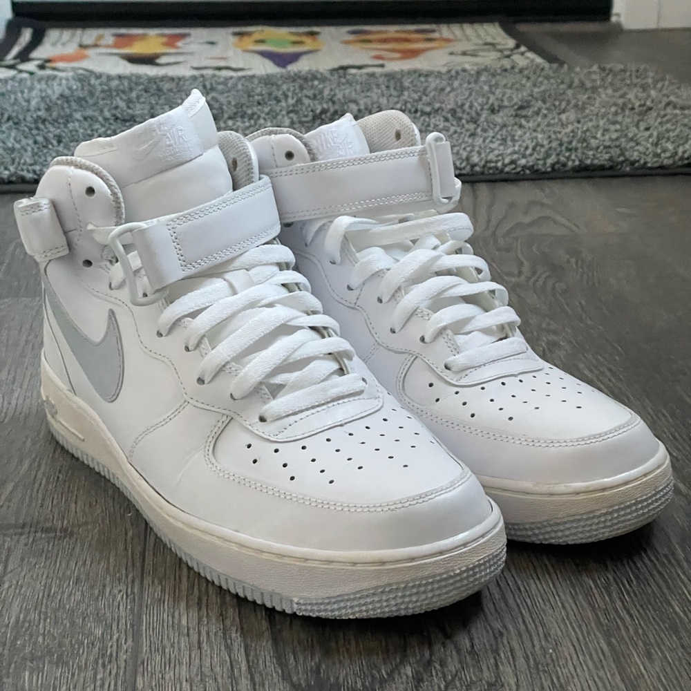 Air Force 1 Mid 07 White/Grey Custom US M 11